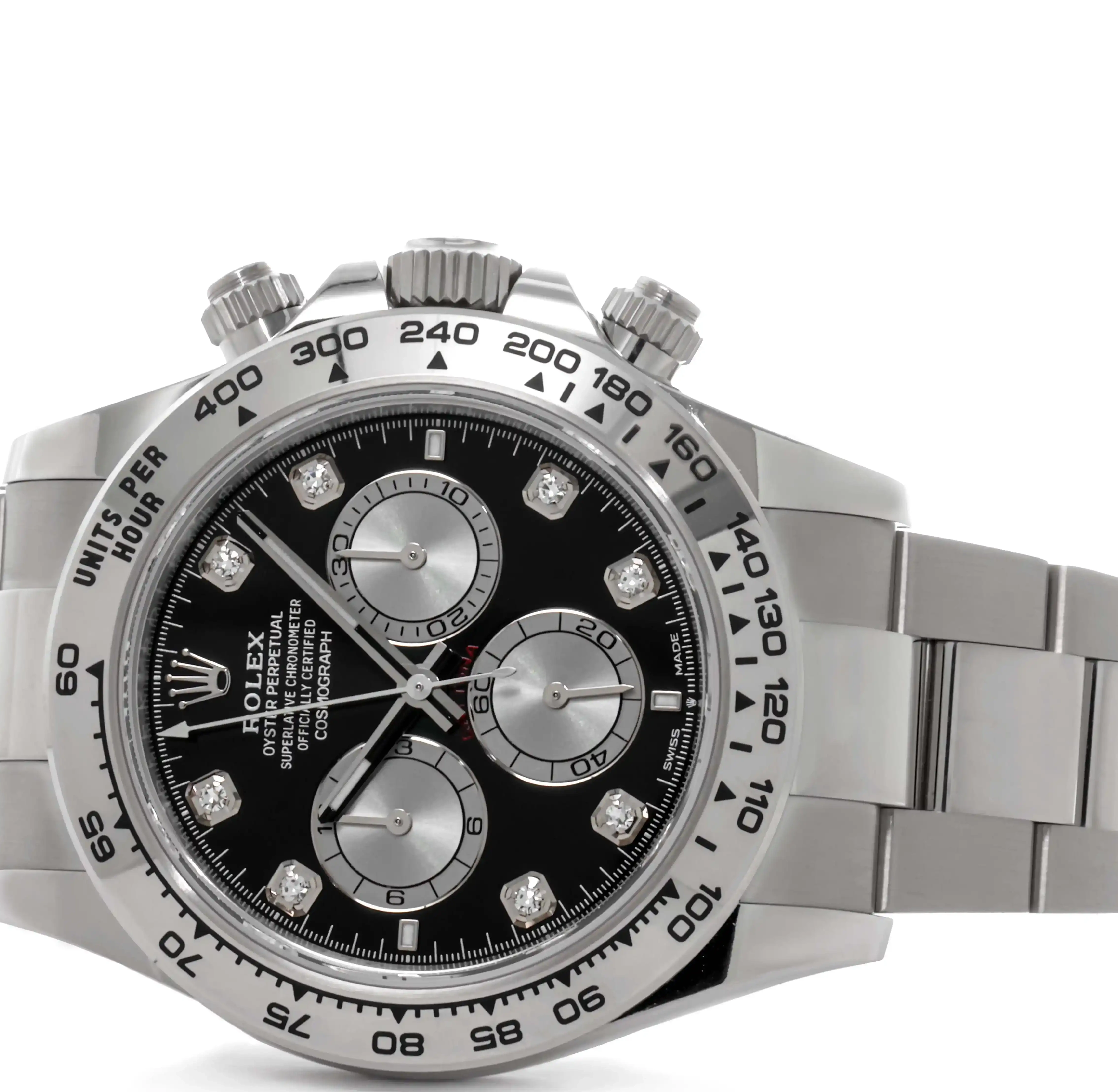 PrestigiousJewelrys Gold Daytona 126509 White Rolex 0627